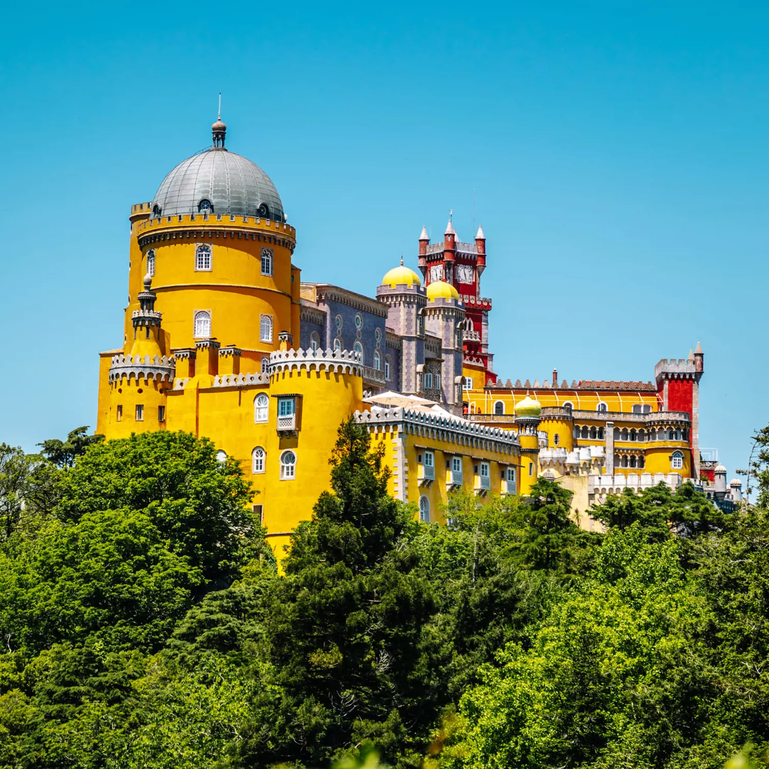 Palácio Nacional da Pena, Sintra: vista panorâmica.