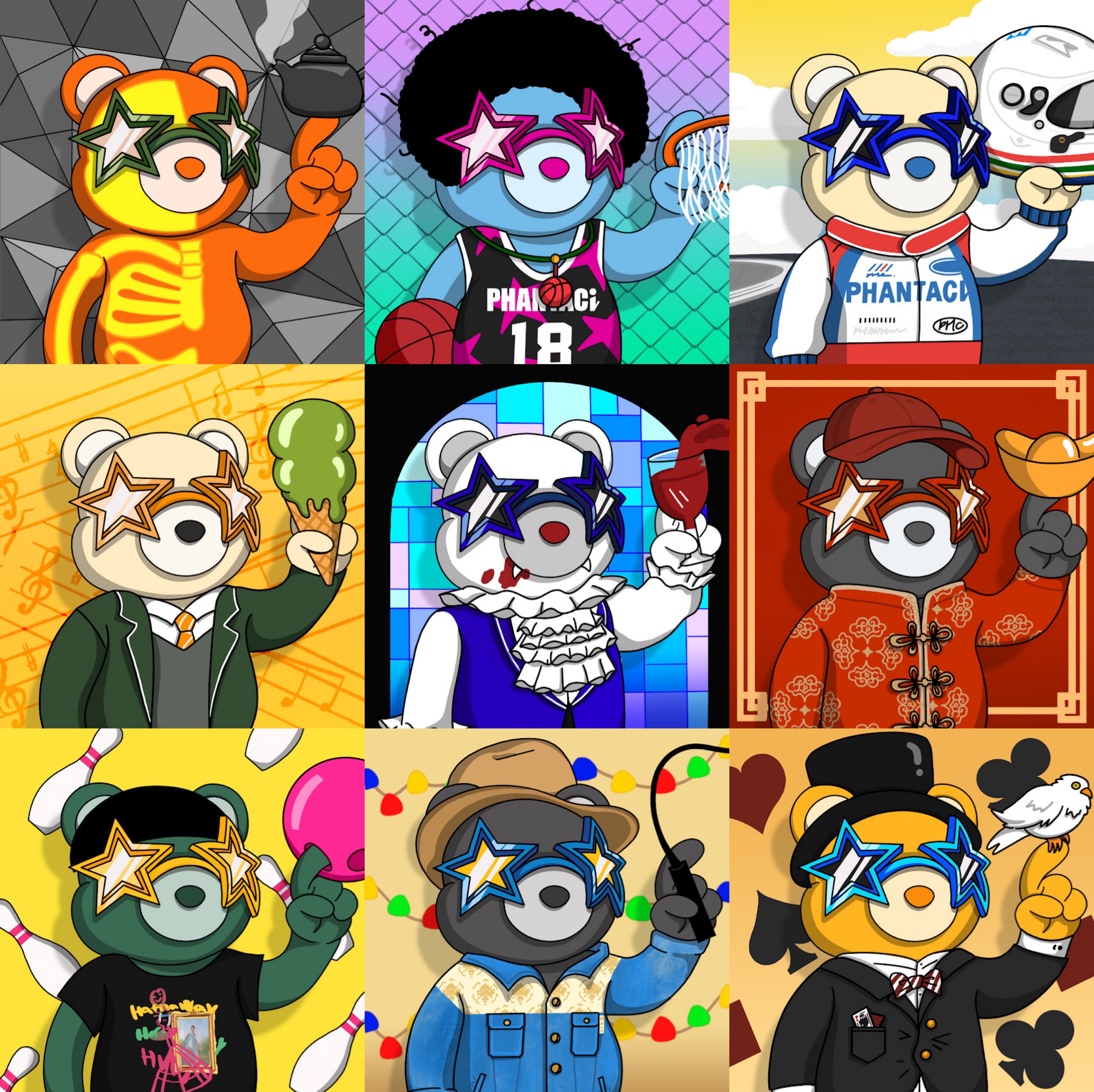 Phanta Bear RANK1-9展示