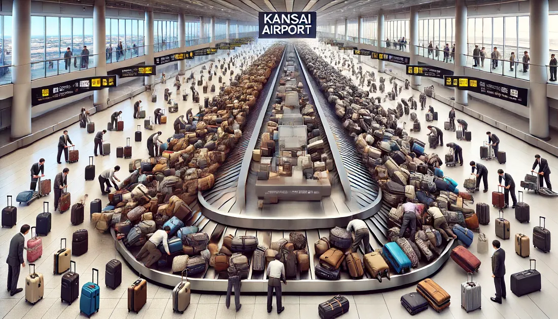 “The Kansai Difference: Order vs. Chaos in Luggage Handling”