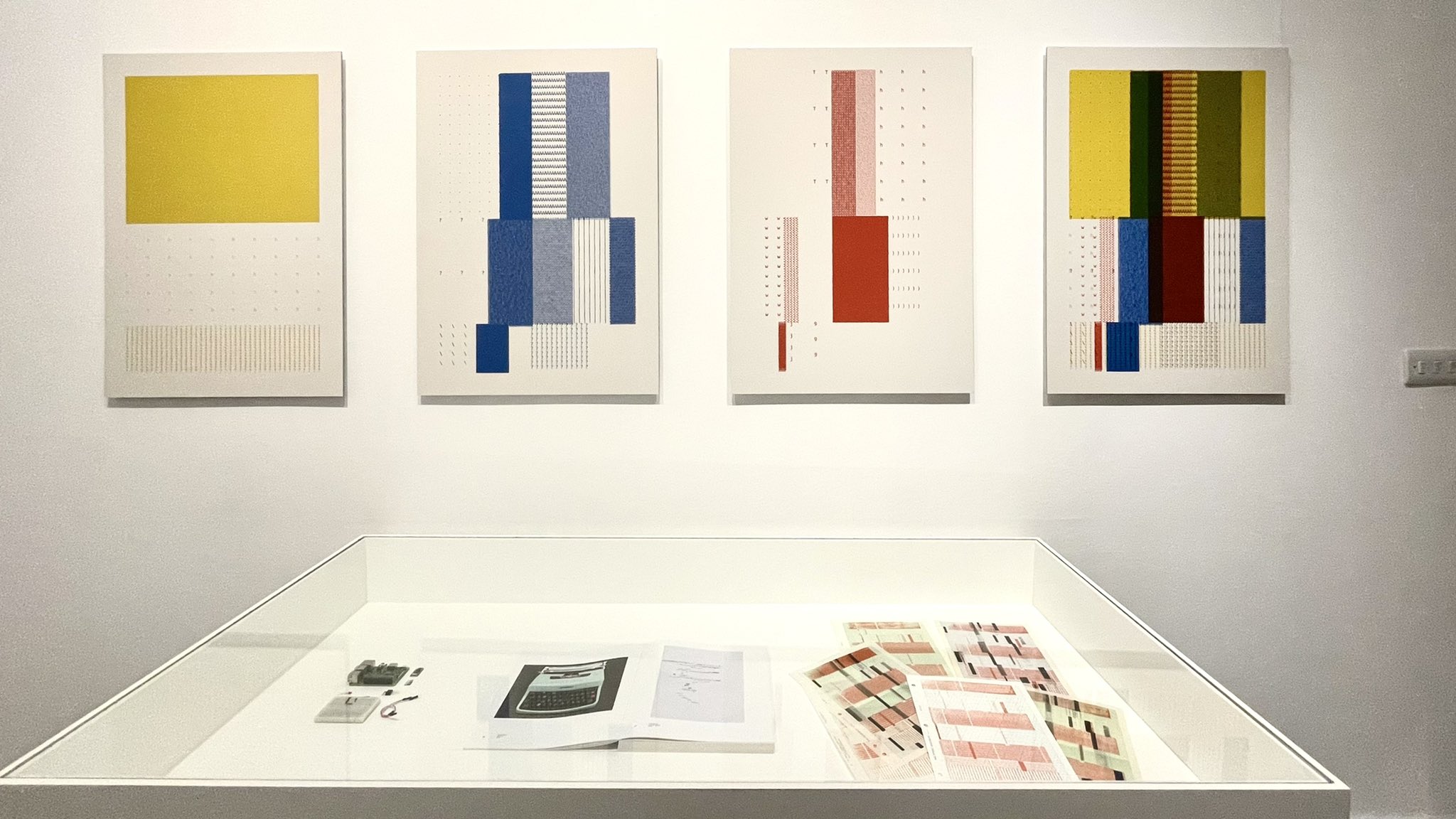 The different layers of Folio, exhibited at Bright Moments London, 2022