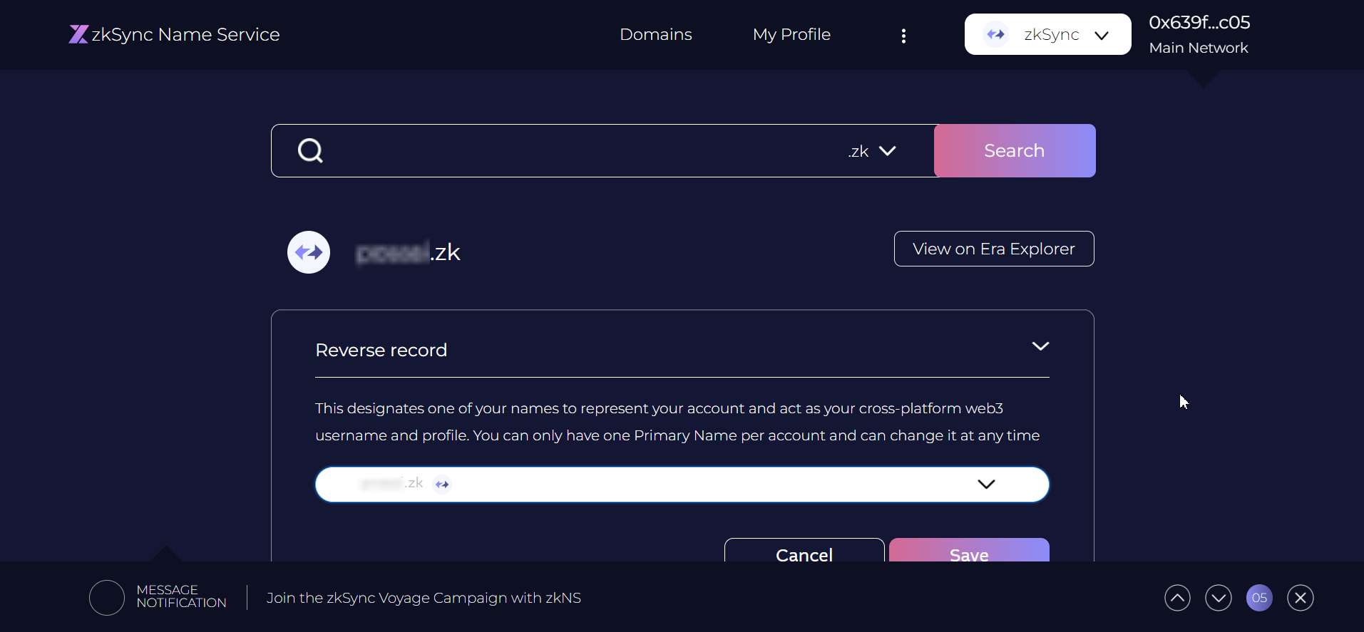 Don't forget to set your domain name to be visible in Web3