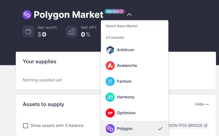 Aave Supported Chains
