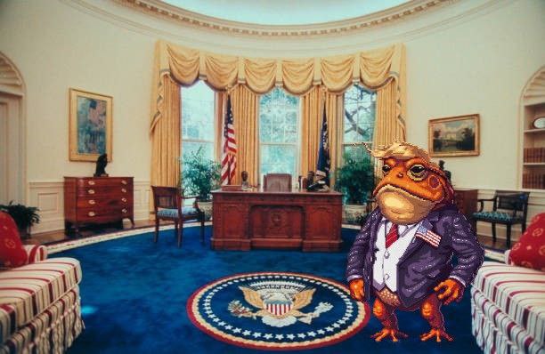 Donald Toad is the President