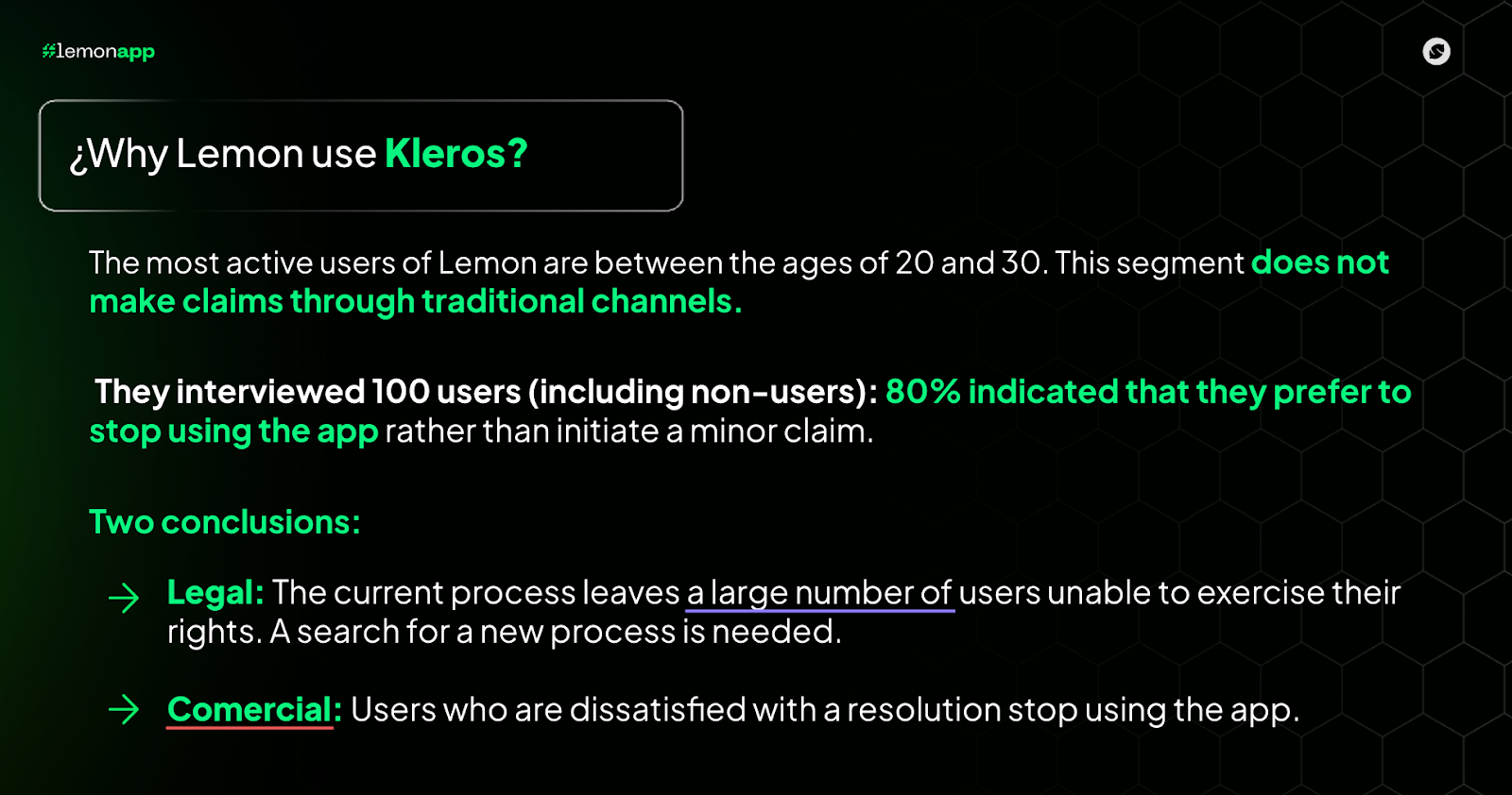 Why Lemon uses Kleros