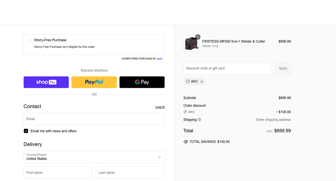 YesWelder Discount Code (AKV)