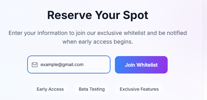 now click join whitelist