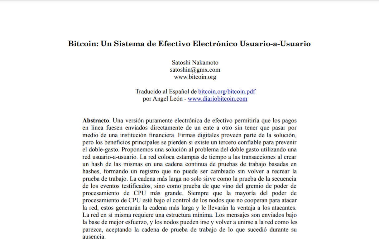 En el título de su famoso paper, Satoshi Nakamoto se refería al Bitcoin como dinero en efectivo. Con el tiempo, su función fue mutando hacia la reserva de valor.