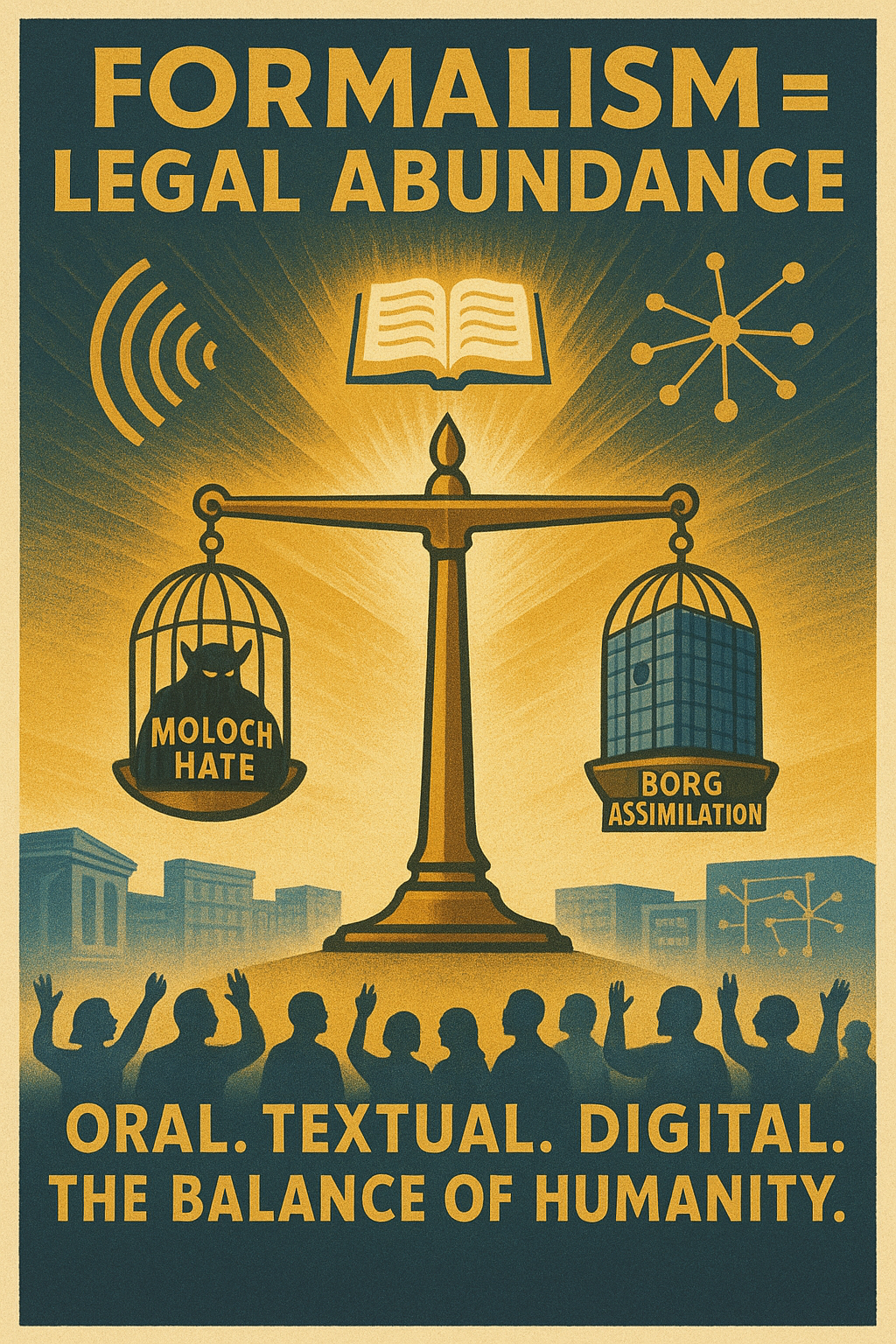 With all three formalisms - in balance - can we achieve the humanity of legal abundance.