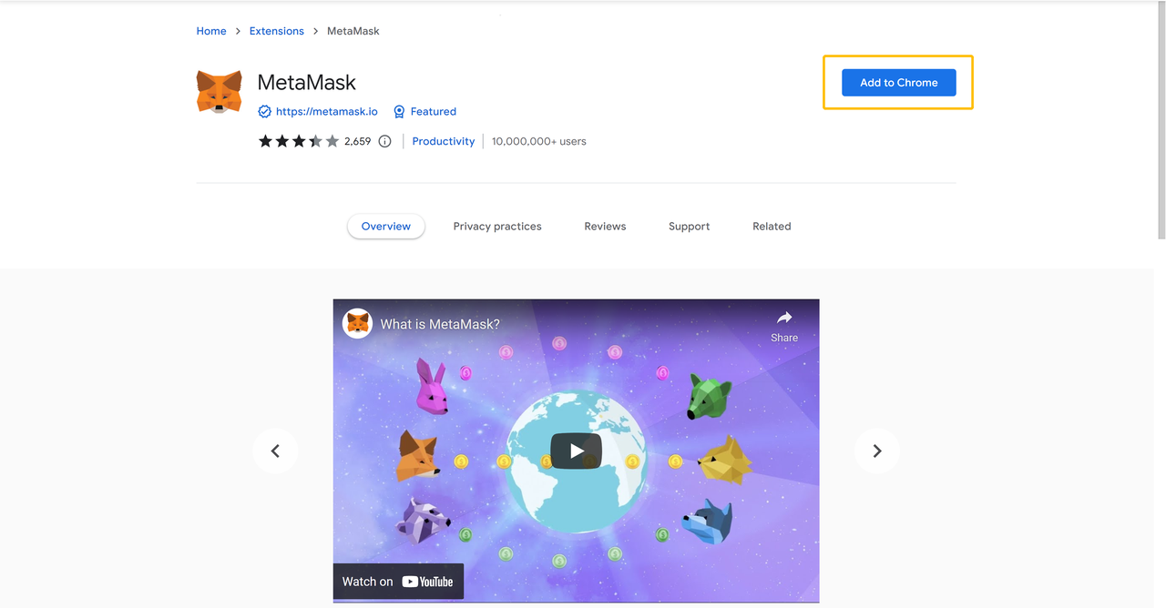 Click "Add to Chrome"