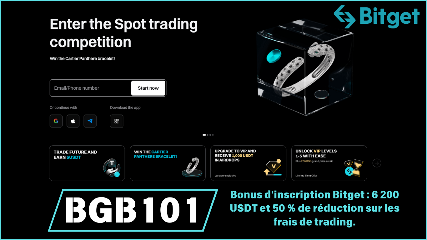 Profitez d'un code promo de parrainage sur Bitget