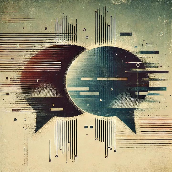 In the blurred space of digital communication, uncertainty reigns. The missing piece of the conversation lingers, eroding trust and altering the course of dialogue.