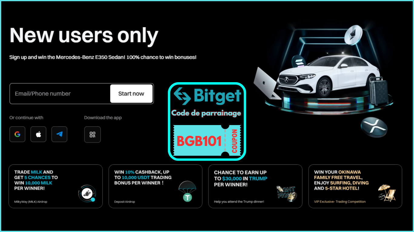 Comment utiliser le code de parrainage Bitget ?