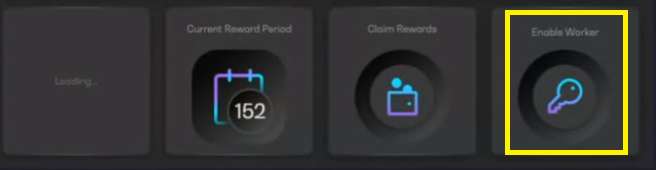 Click on Enable Worker