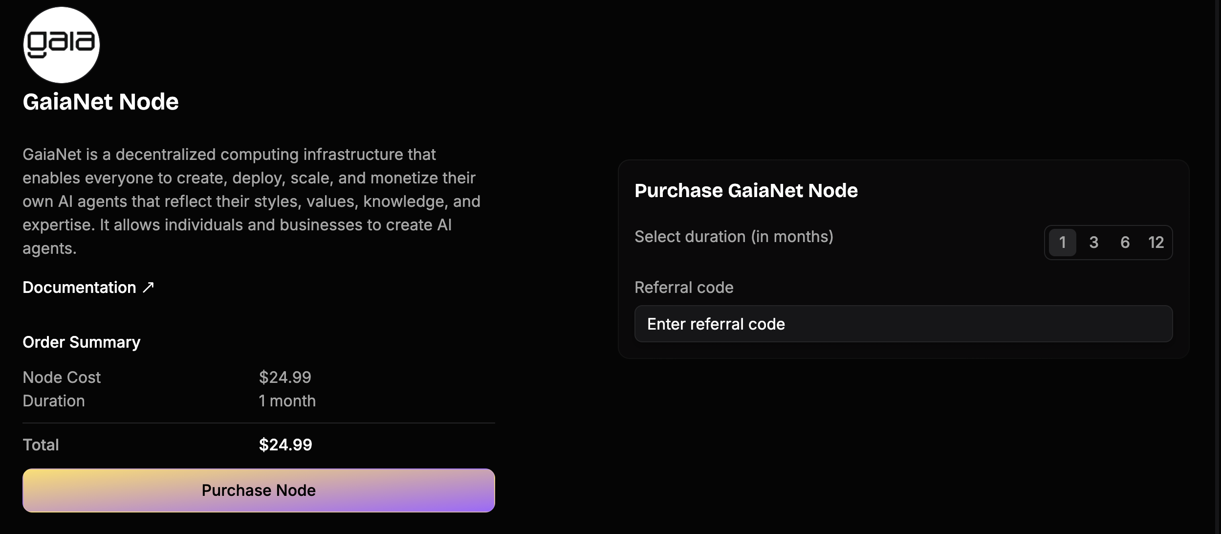 Purchase Node