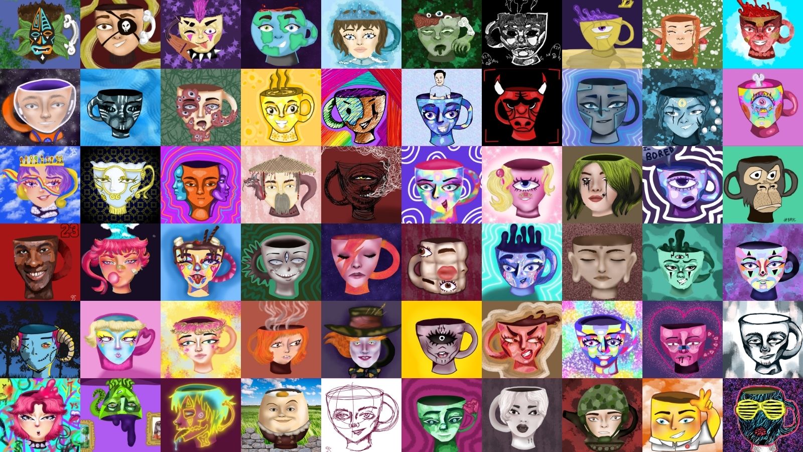The NFTeacups collection