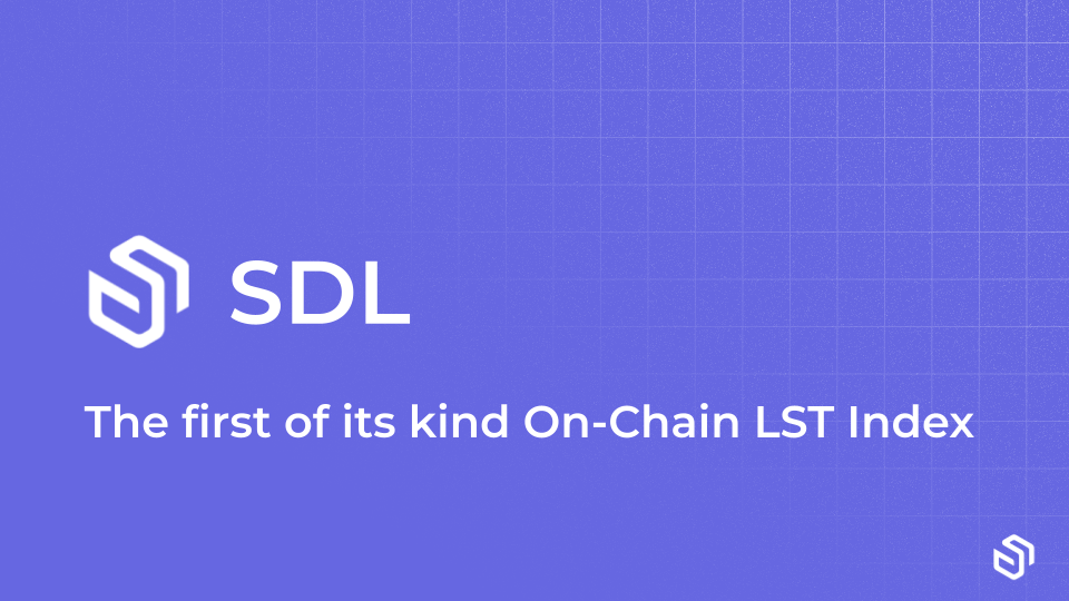 $SDL is the first of its kind On-Chain LST Index