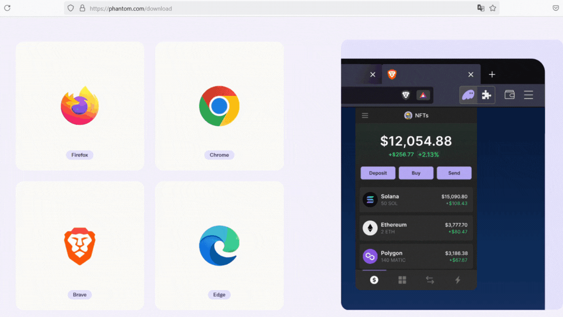 Create a new Phantom wallet