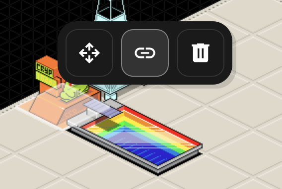 Paste a friends link on your items in edit mode (Or come make a friend at LilyPad)