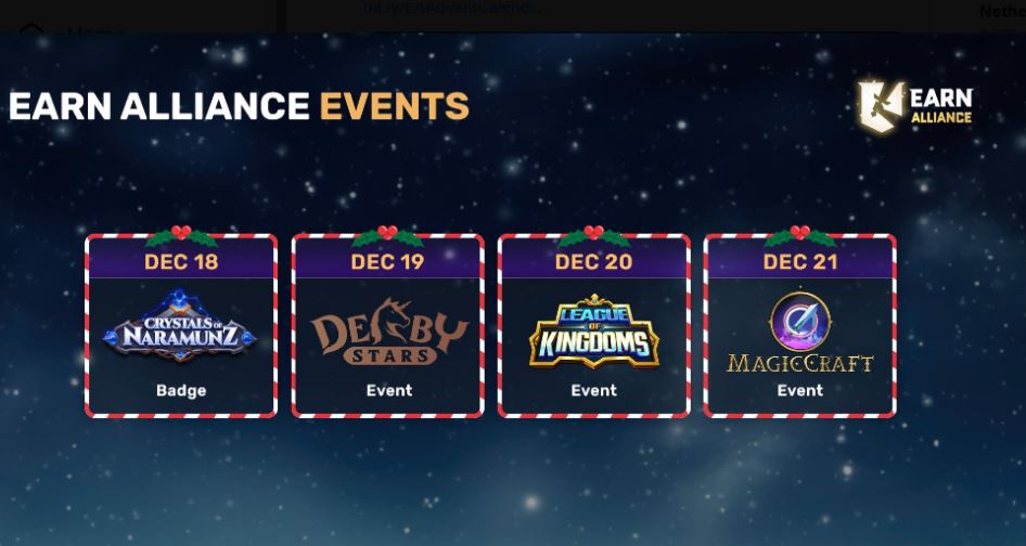 EARN ALLIANCE EVENTS