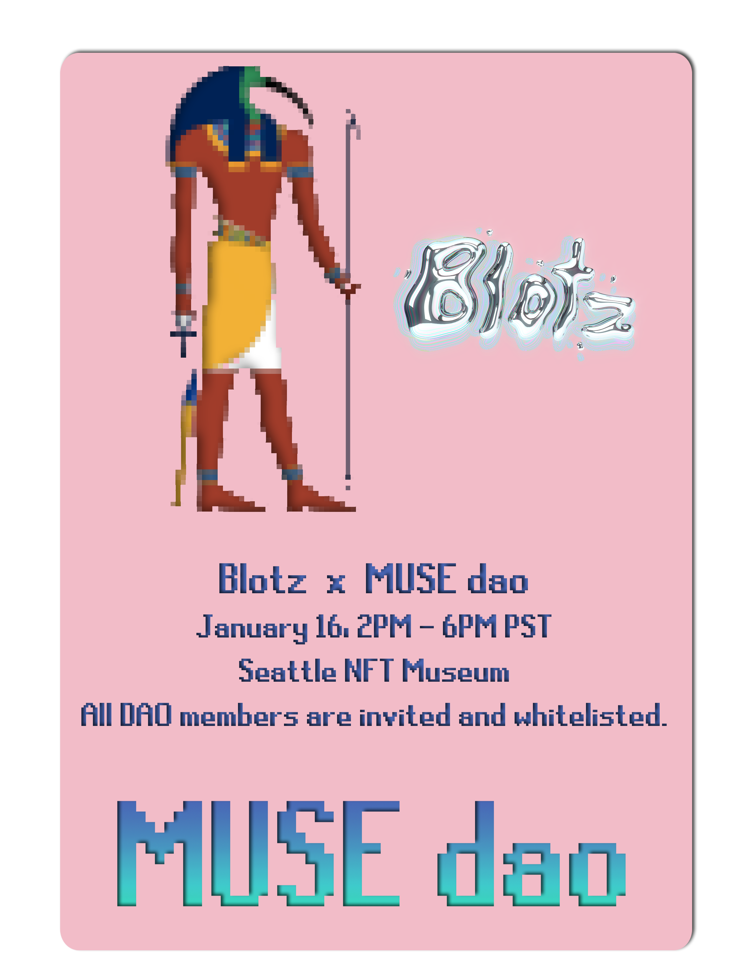 January 16 IRL meetup event flyer