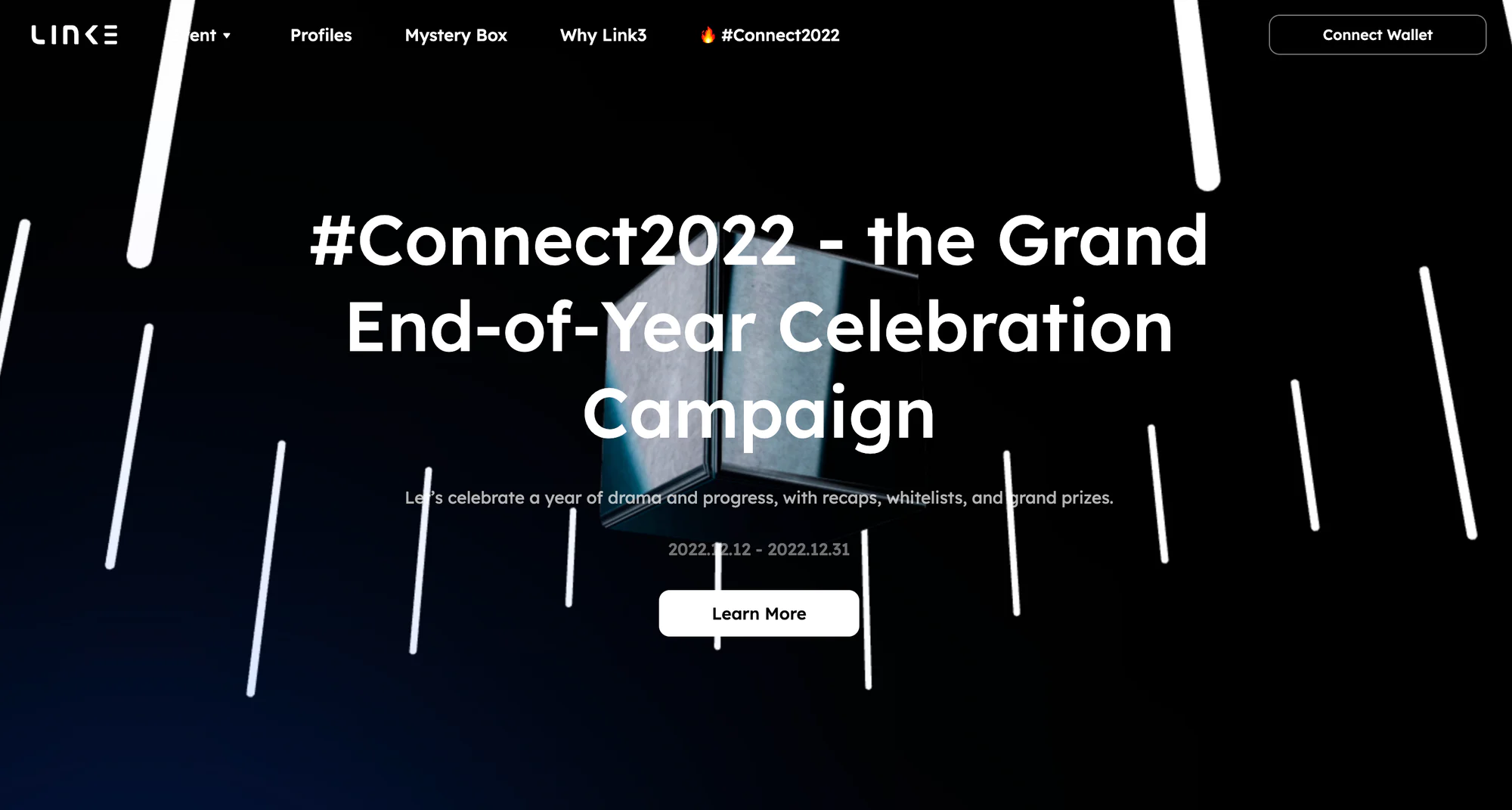 Вебсайт кампании #Connect2022: link3.to/connect2022