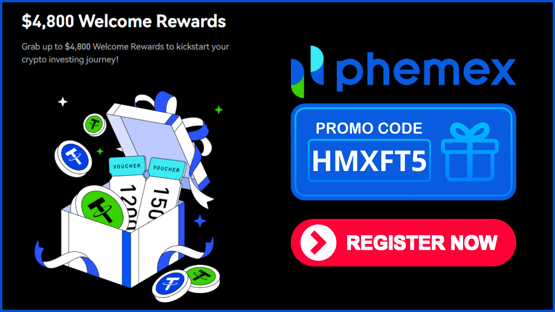 Phemex Invitation Code Bonus: How to Get Up to $4800 in Welcome Rewards with Code HMXFT5