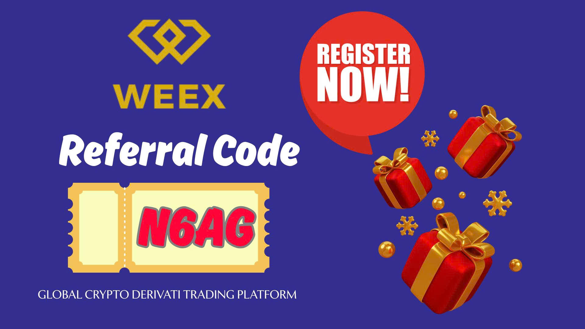Weex + Code N6AG = More 