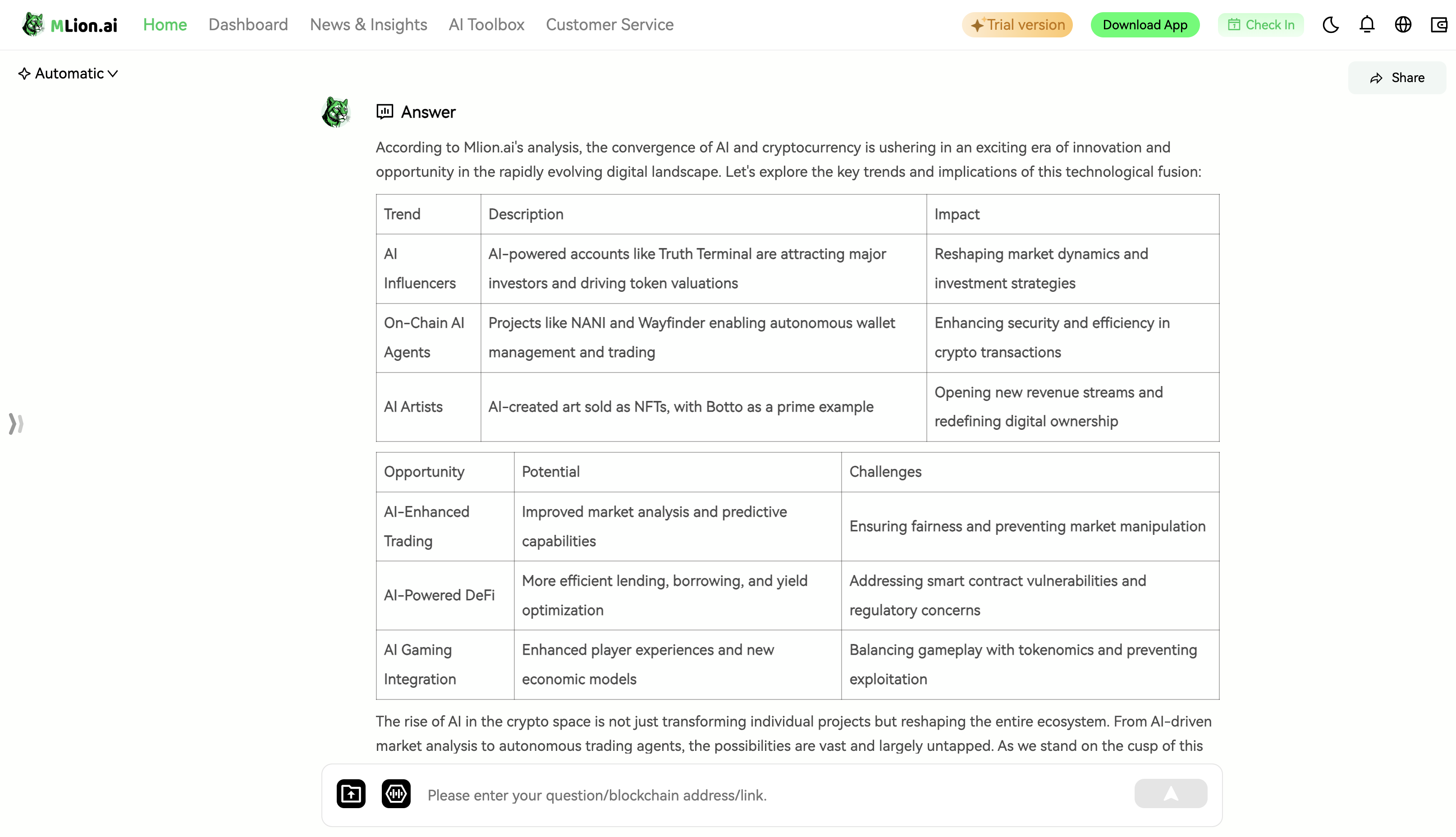 Dive deeper into Web3 & AI: mlion.ai