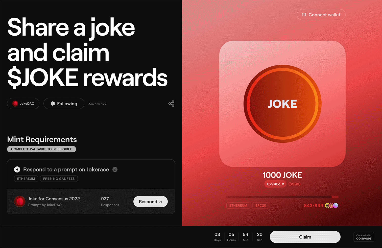 Design Concept for Campaign Page