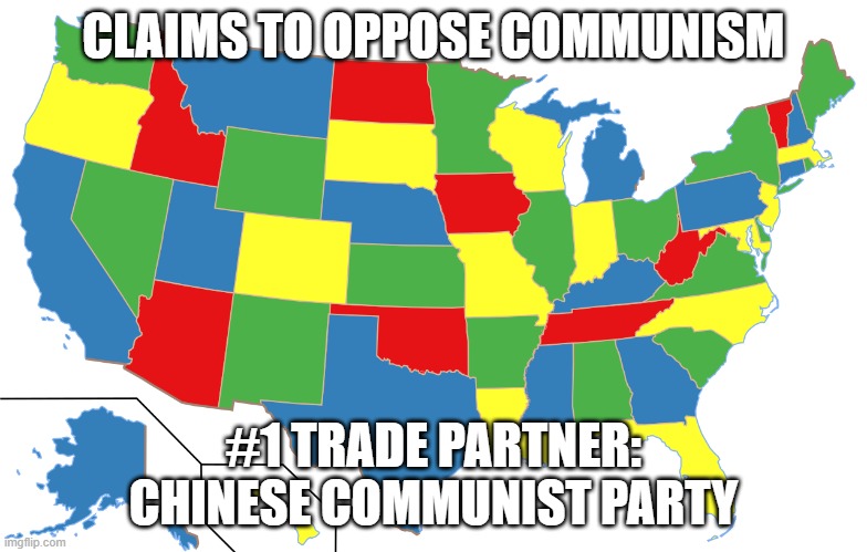 Trade partner in terms of imports not total. That would be Canada, Mexico and EU