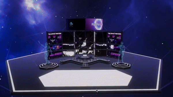 PortalHeads' dance party on Rove