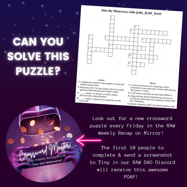 Use the link below to complete the crossword puzzle!