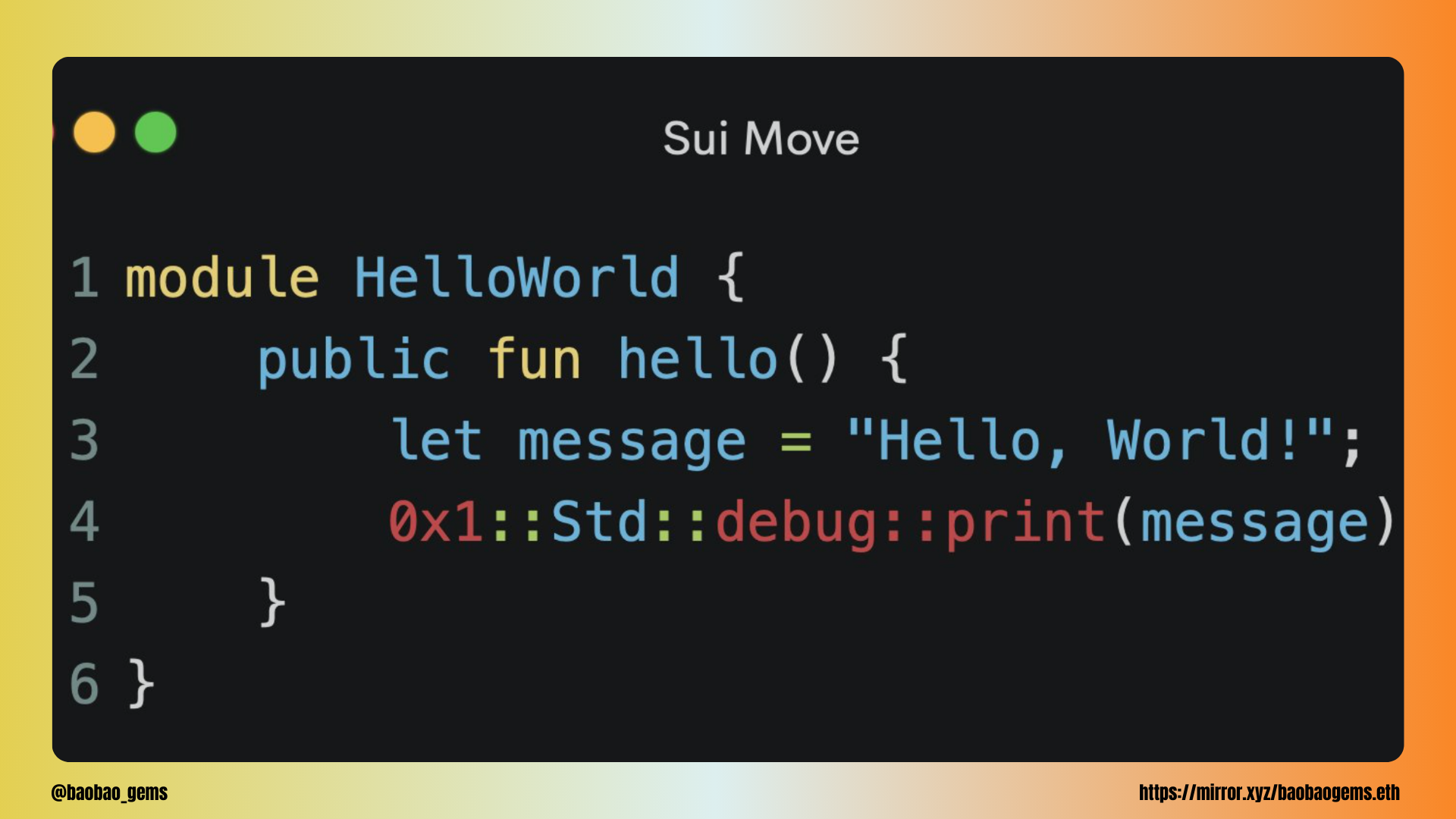 Code của Sui