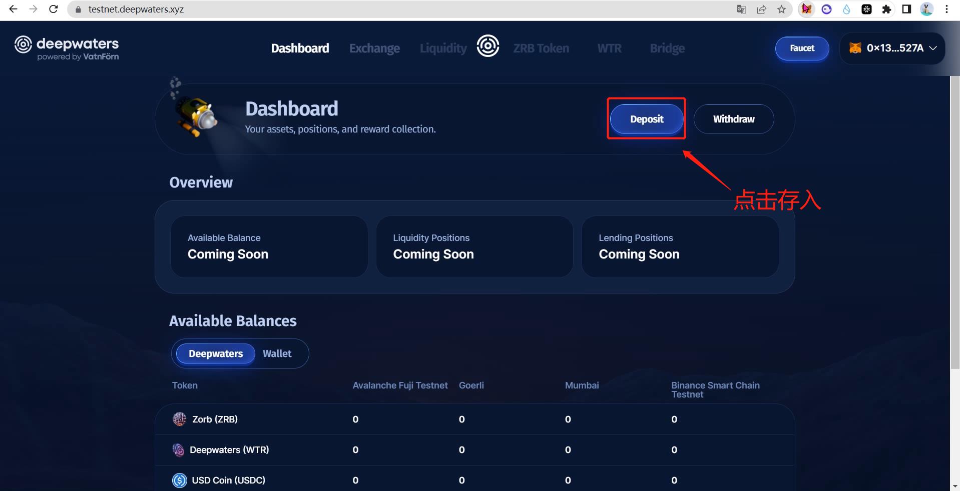 超简单，即将发币项目空投，三分钟轻松0撸 deepwaters测试网教程 撸空投的狐狸姐 Bress.xyz