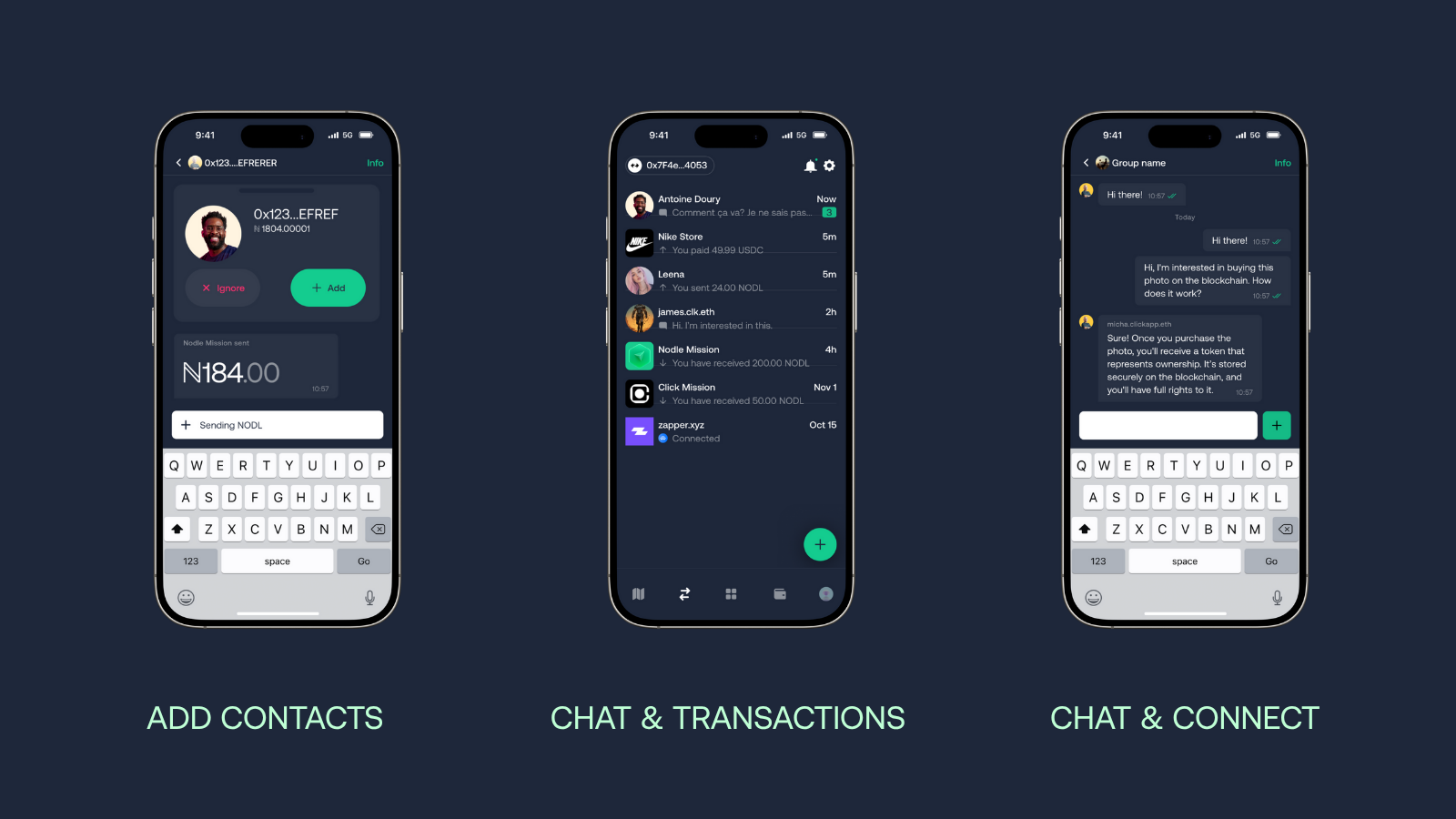 Add your friends - stay connected