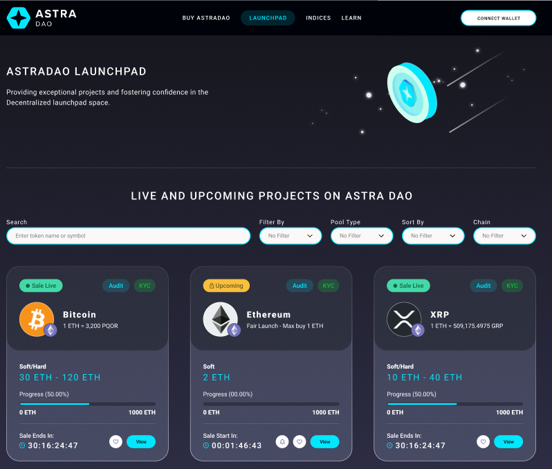 Astra DAO Launchpad