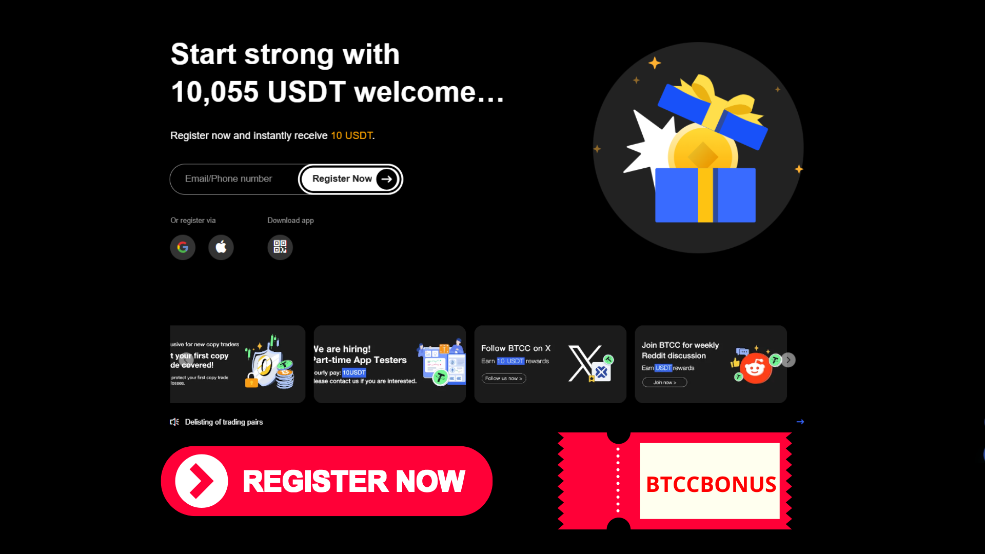 BTCC Referral Code