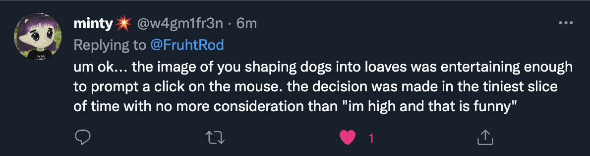 I give you image of bread dog, you click button - fair deal!
