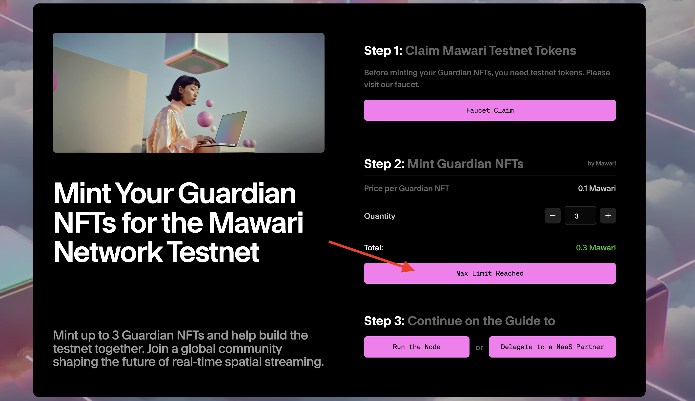 Mint your Guardian NFTs
