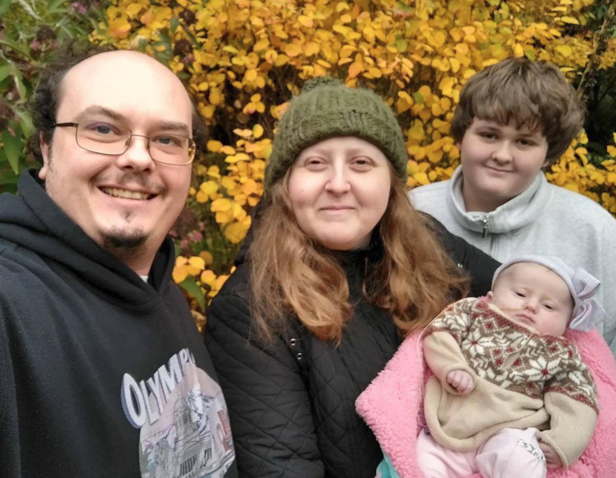 Outdoor family photo