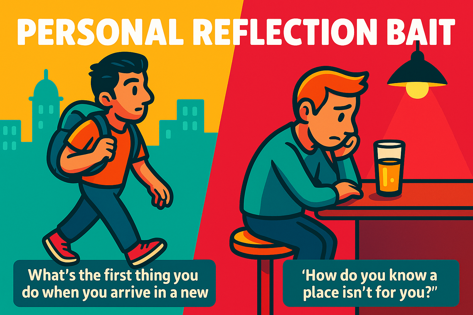 Personal Reflection Bait means getting people to talk abour themselves, their values, or experiences.