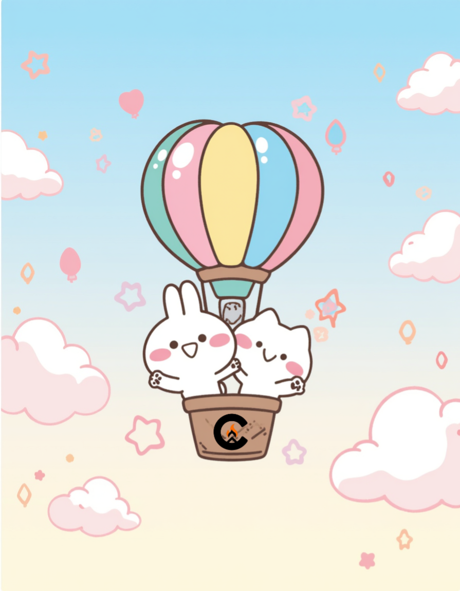 Hot Air AdventureThe final winning entry shows Mimi & Neko floating high above the clouds in a colorful hot air balloon. The piece symbolizes new creative heights and the freedom that comes with open collaboration between fans and IP holders.