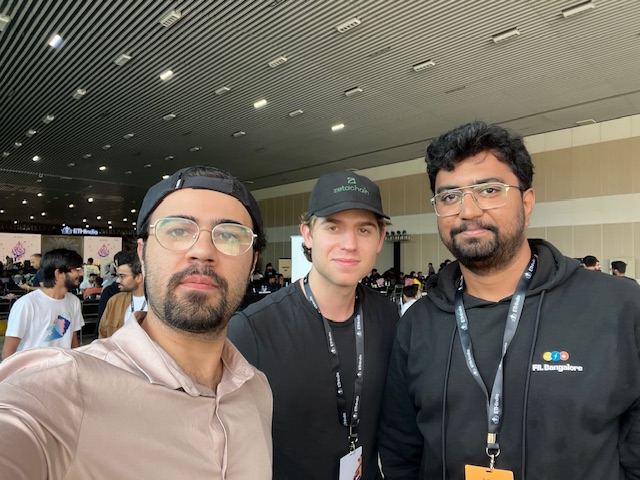 Me with the Zetachain BD team