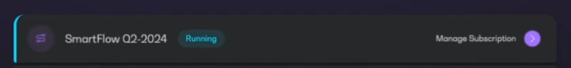 after successfully downloading the logic, it should say running
