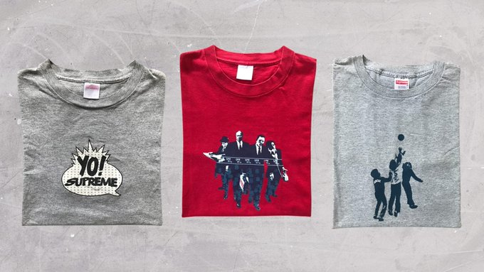 Early Supreme branded clothing
