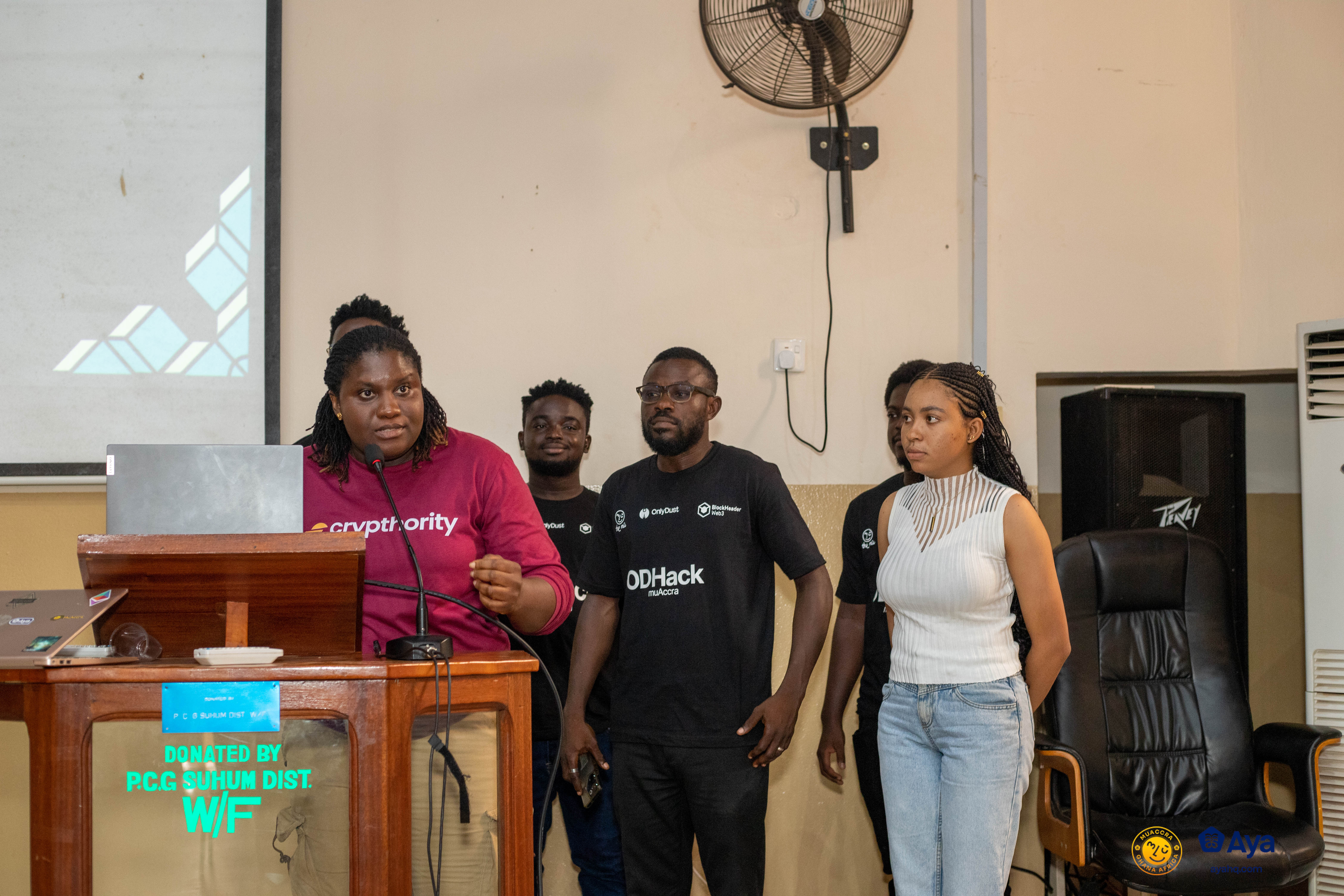 Hackathon Presentation By iExchange,Photo Credit - Kwaku Tech