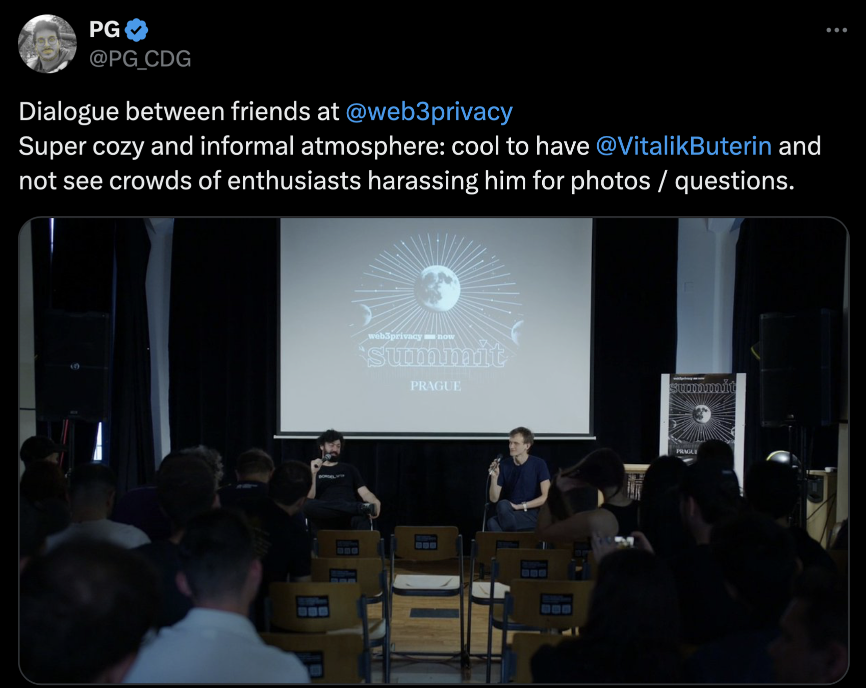 Privacy Pools dialogue between Ameen & Vitalik