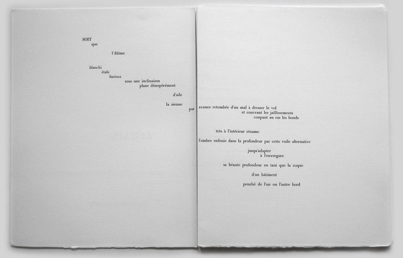 Stéphane Mallarmé, Un Coup de Dés jamais n'abolira le Hasard (1897)