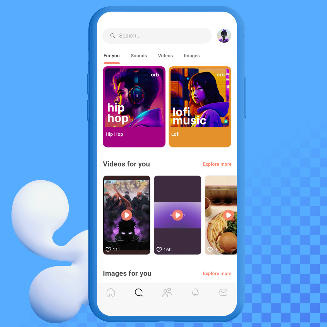 Content discovery in Orb
