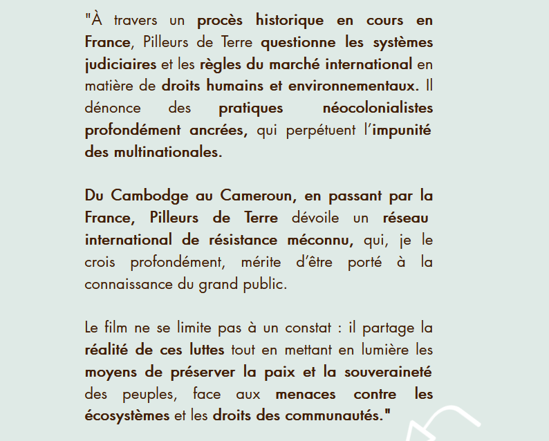 Site Pilleurs de Terre